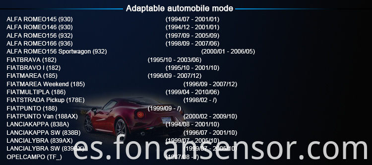 Sensor de posición de cigüeñal para Alfa Romeo 156 0281002214